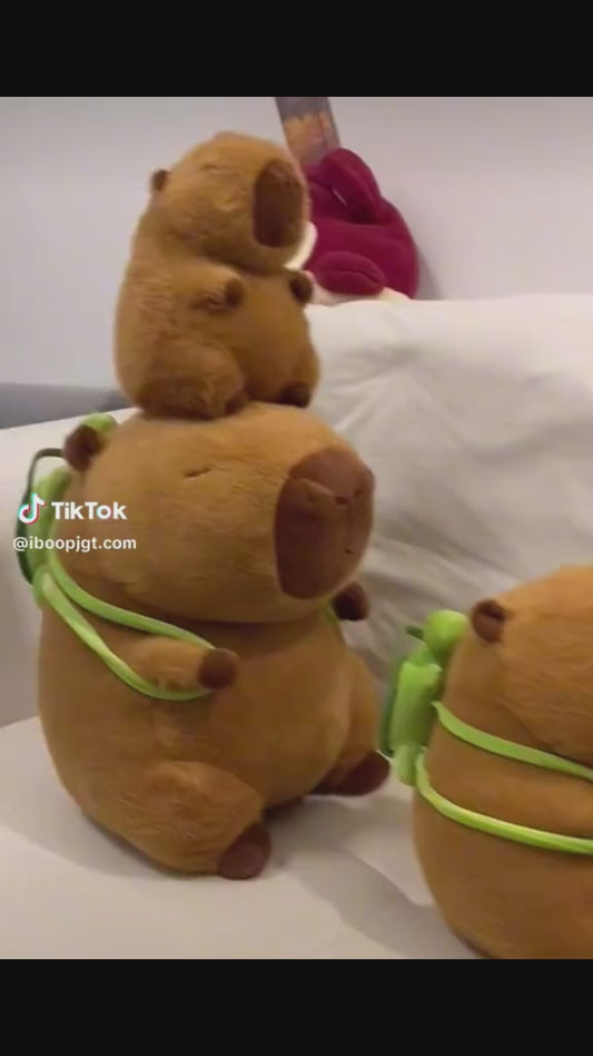 Juguete De Peluche De Capibara Navidad